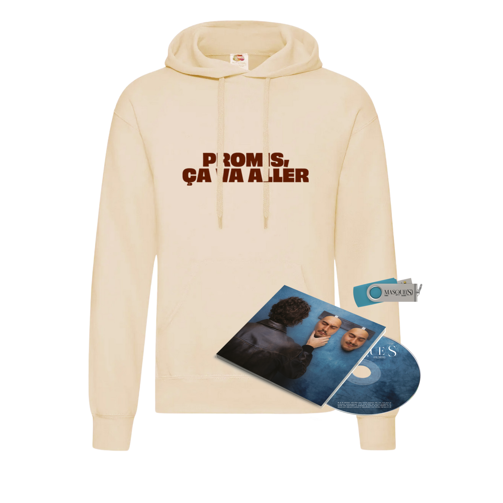 PACK PROMIS ÇA VA ALLER - ÉDITION TRISTE (Pull + CD + Clé USB C + 1 son exclusif + 1 podcast)