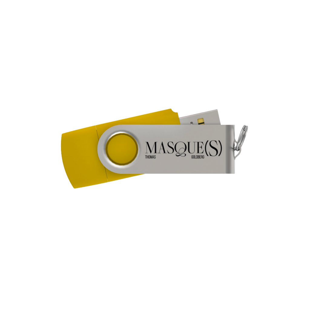 USB C MASQUE(S) - Édition joyeuse + 1 son exclusif + 1 podcast - Version Jaune