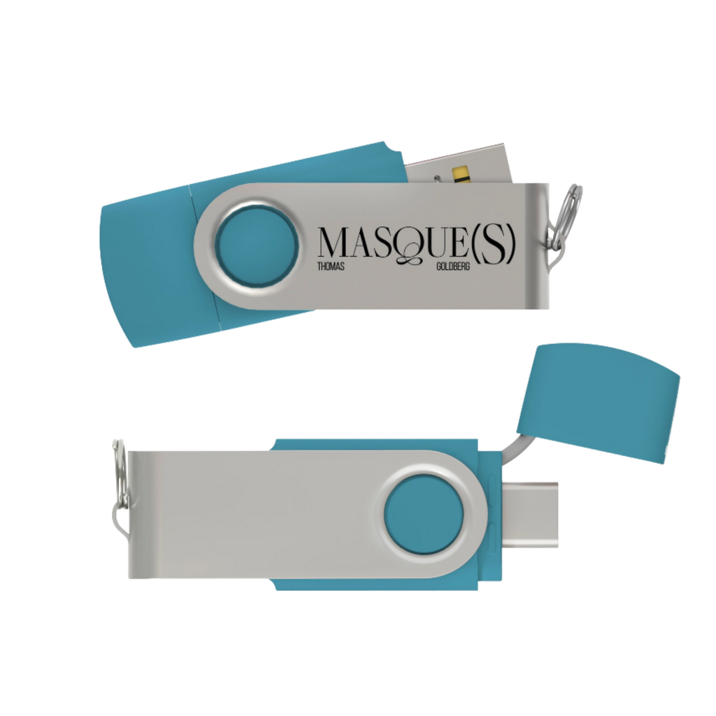 USB C MASQUE(S) - Édition triste + 1 son exclusif + 1 podcast - Version Bleue