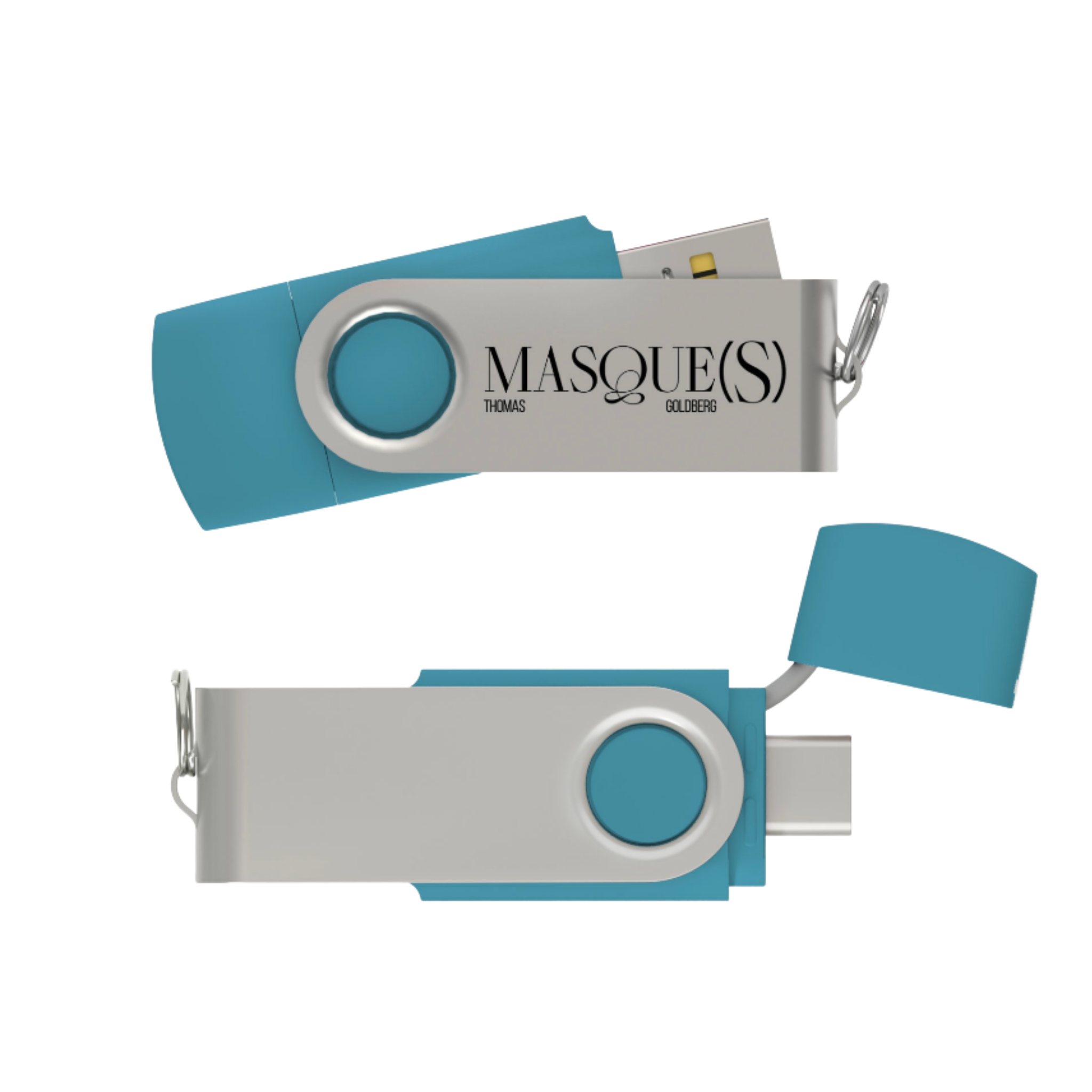 USB C MASQUE(S) - Édition triste + 1 son exclusif + 1 podcast - Version Bleue