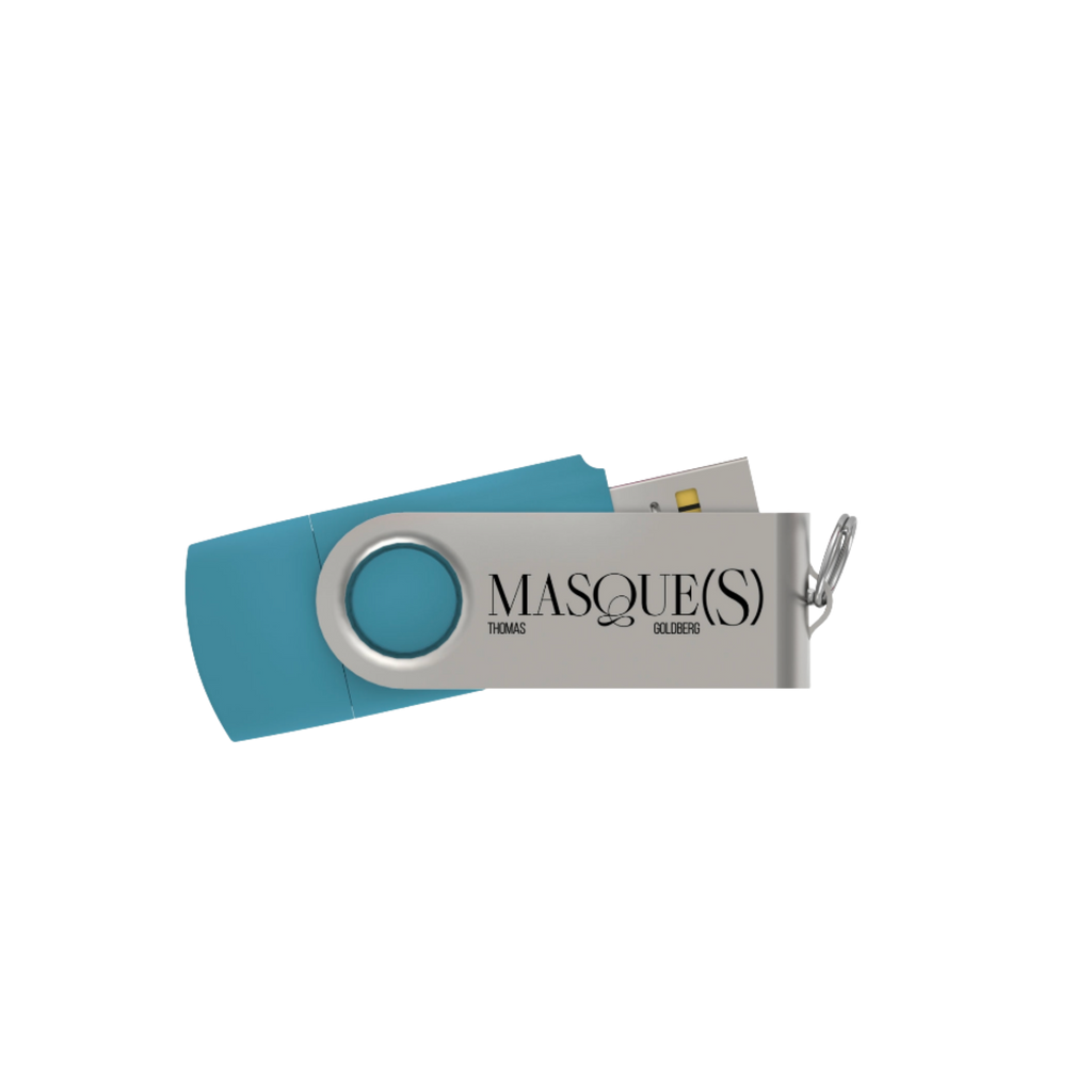 USB C MASQUE(S) - Édition triste + 1 son exclusif + 1 podcast - Version Bleue